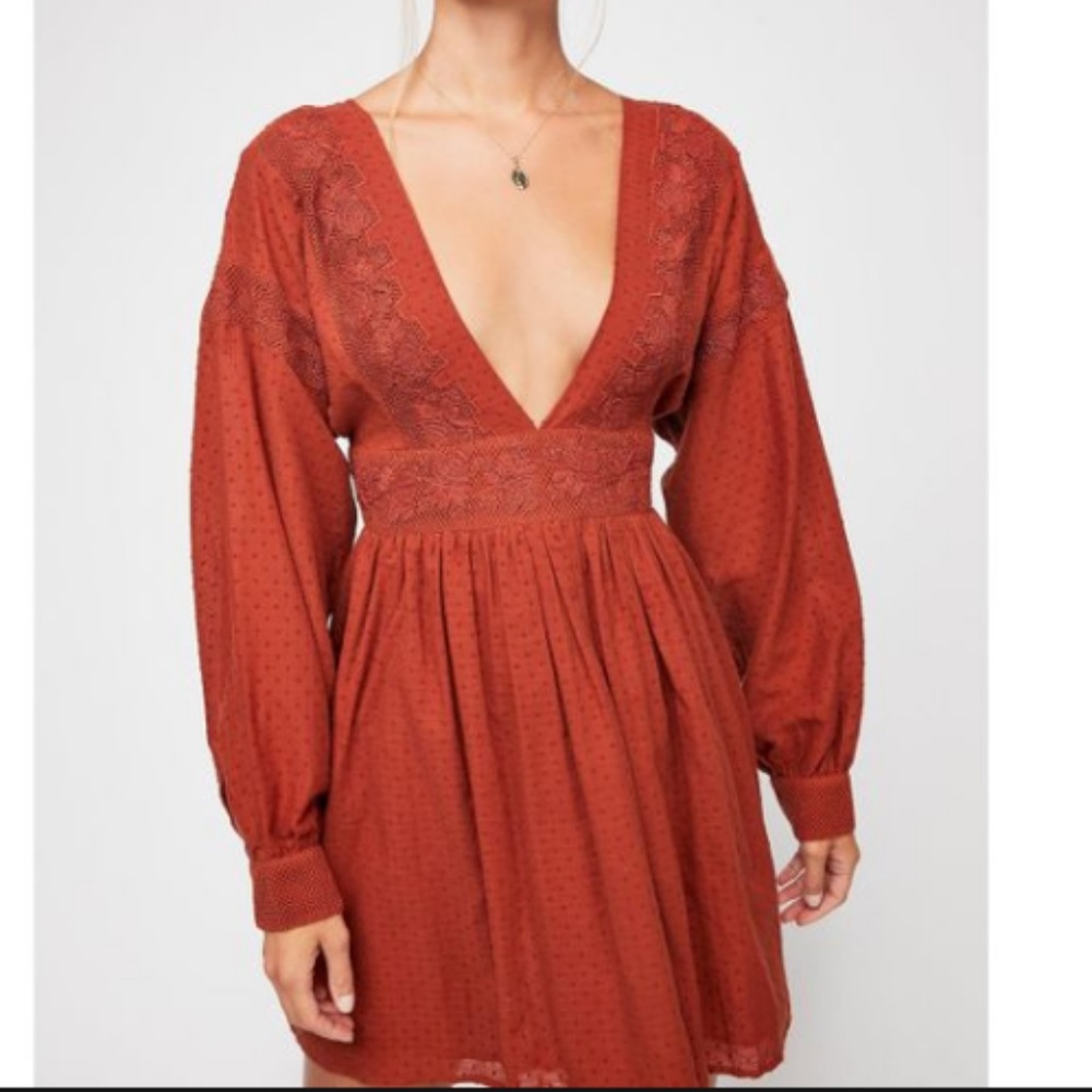 Free People Sugar Pie Mini Dress